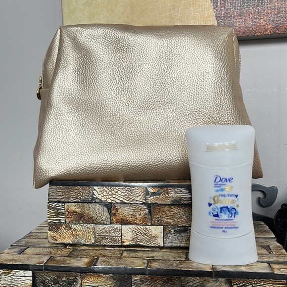 Dove Bags Free With Purchase Nwt Dove Cosmetic Bag Antiperspirant Poshmark